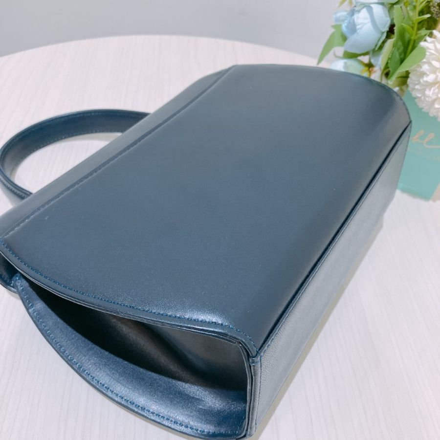 TK1974 Givenchy 紀梵希復古翻蓋式兩用包包 Vintage Circle Logo 2 Way Bag Calfskin Navy x GHW #1300875 1283577(80%New) (N/A)-26