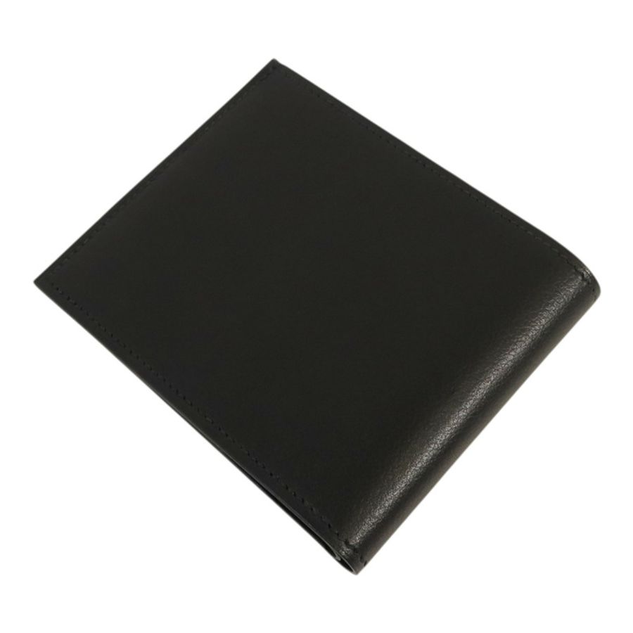 HERMES Evergain皮革Citizen Twill Compact Wallet錢包Noir-4
