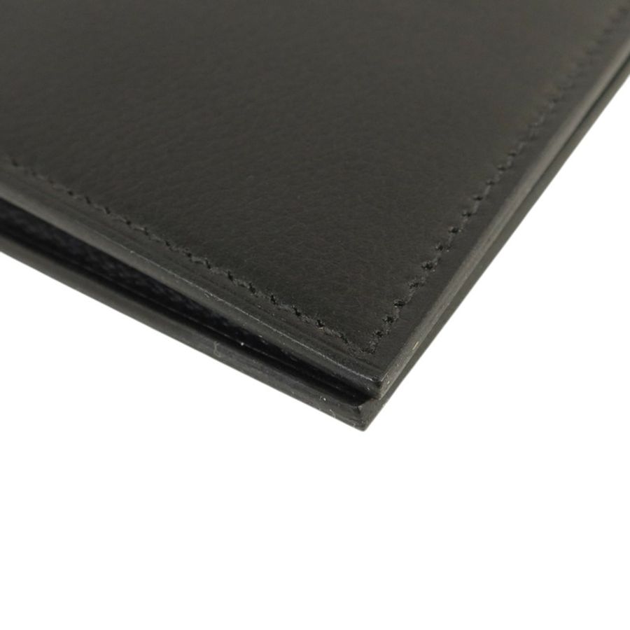 HERMES Evergain皮革Citizen Twill Compact Wallet錢包Noir-11