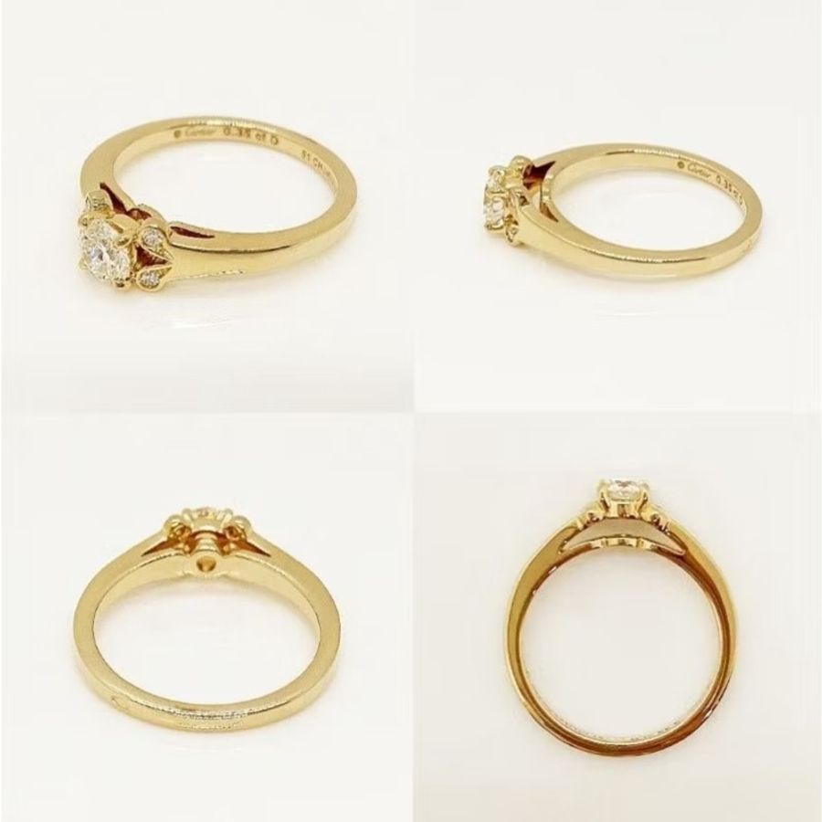 經典優雅 Cartier 卡地亞 Ballerine 芭蕾系列 18K金 750 玫瑰金 GIA 天然鑽石戒指 鑽戒-5