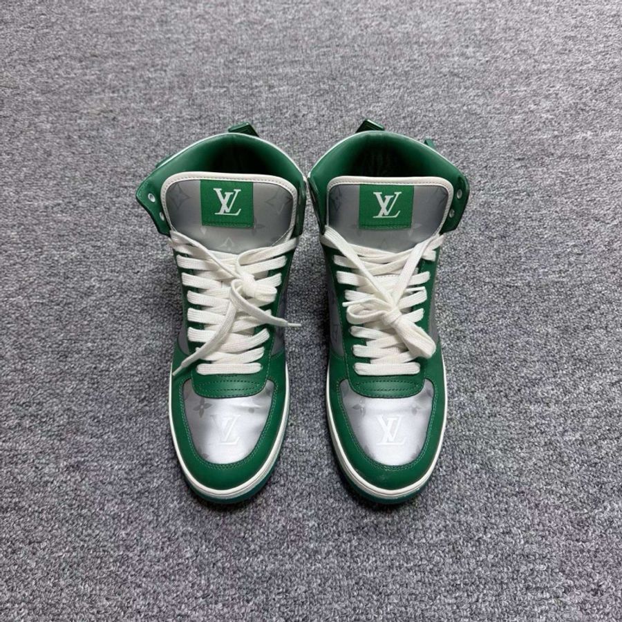 Louis Vuitton LV Rivoli系列 老花滿印高幫板鞋 41.5碼 UK7.5-1