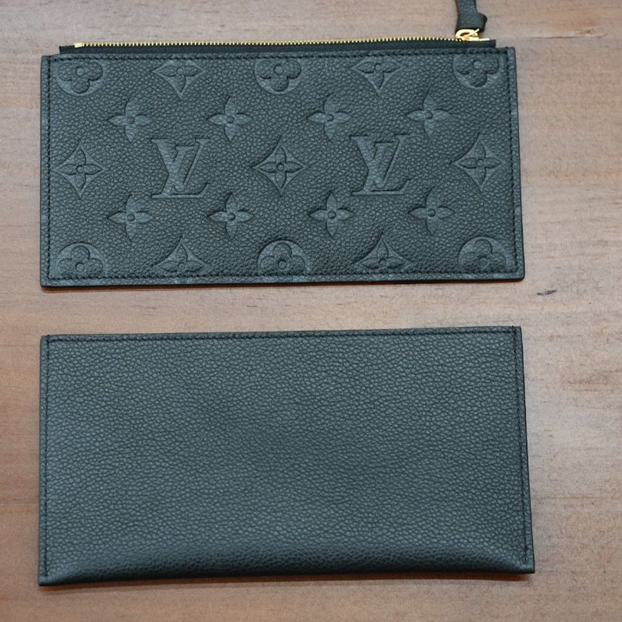 近全新 Louis Vuitton/路易威登  Félicie Pochette三合一黑色壓紋牛皮鏈條斜挎包-6