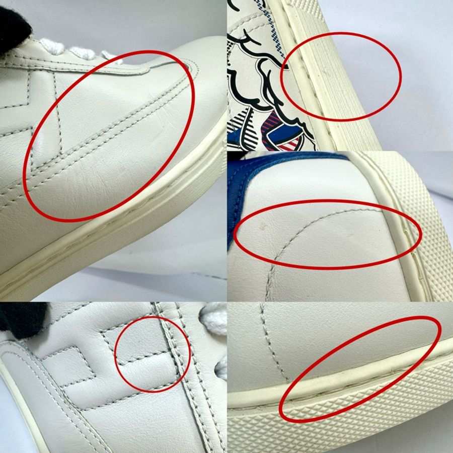HERMES 愛馬仕 Quick Sneakers 休閒運動鞋 紅藍飛馬-7