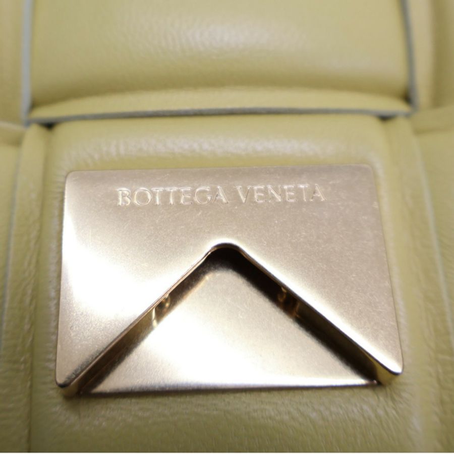 黃色 編織羊皮 The Chain Cassette 兩用包 631421【BOTTEGA VENETA BV 寶緹嘉】 631421-13
