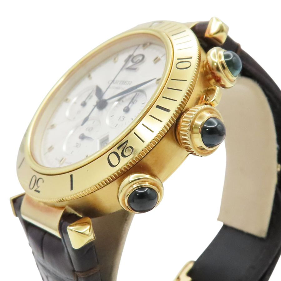 18K黃金 Pasha de Cartier 41mm 腕錶【Cartier 卡地亞】 WGPA0017-3
