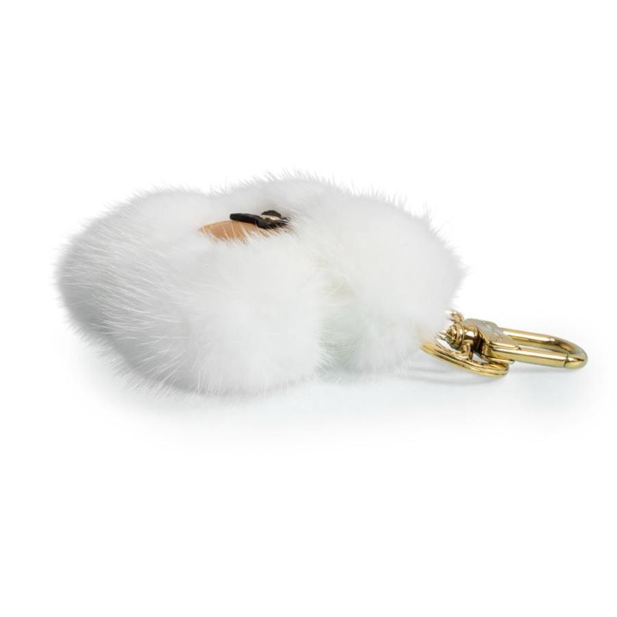 LV Vivienne Fur Charm / Key Holder-3