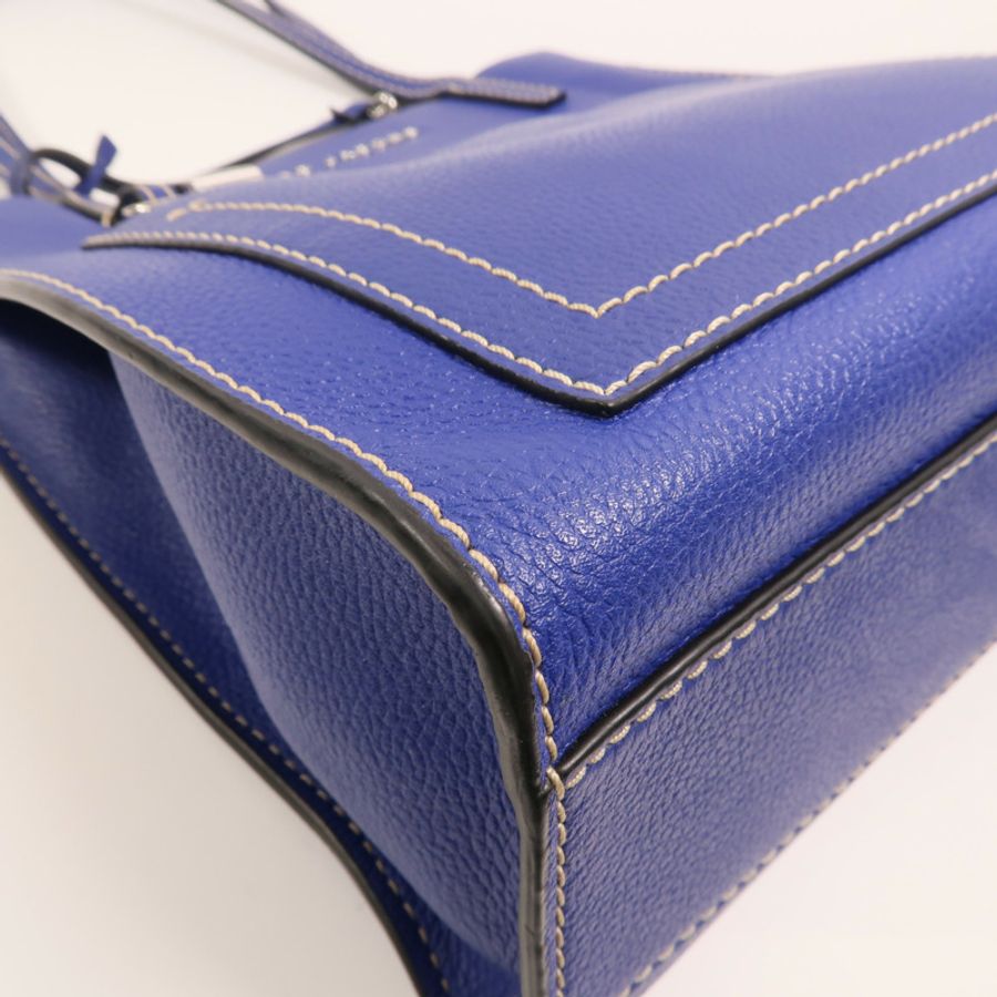MARC JACOBS 牛皮皮革Shoulder Tote銀扣肩背袋-12