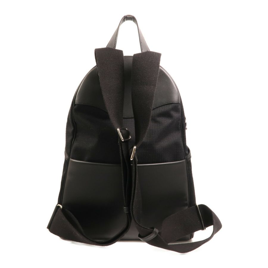 HERMES 【Hermes Fair】帆布/Swift皮革Allback backpack銀扣背包-1
