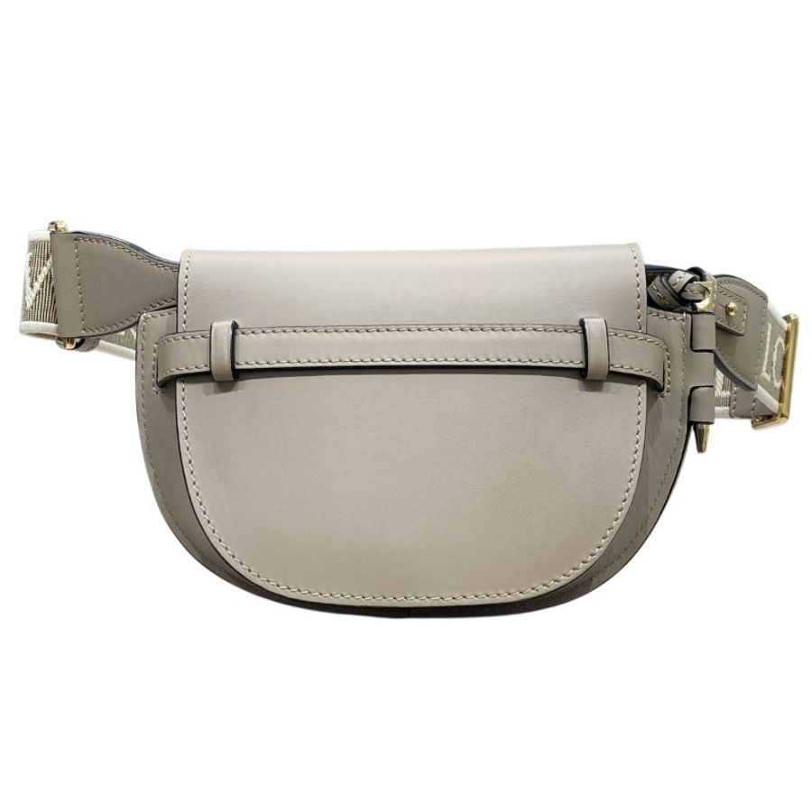 LOEWE 羅意威 GATE DUAL BAG 小牛皮 卡其色 金扣-1