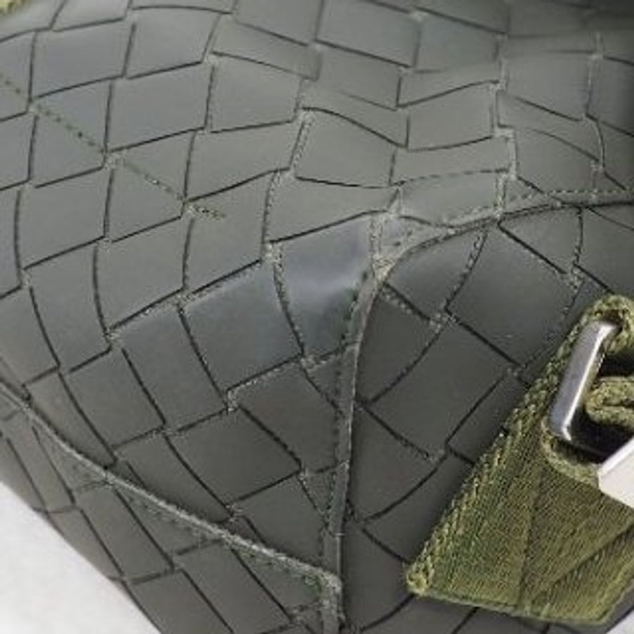 BV Bottega Veneta Intrecciato New Rubber Fold-Over Backpack 葆蝶男裝軍綠色雙肩包-27