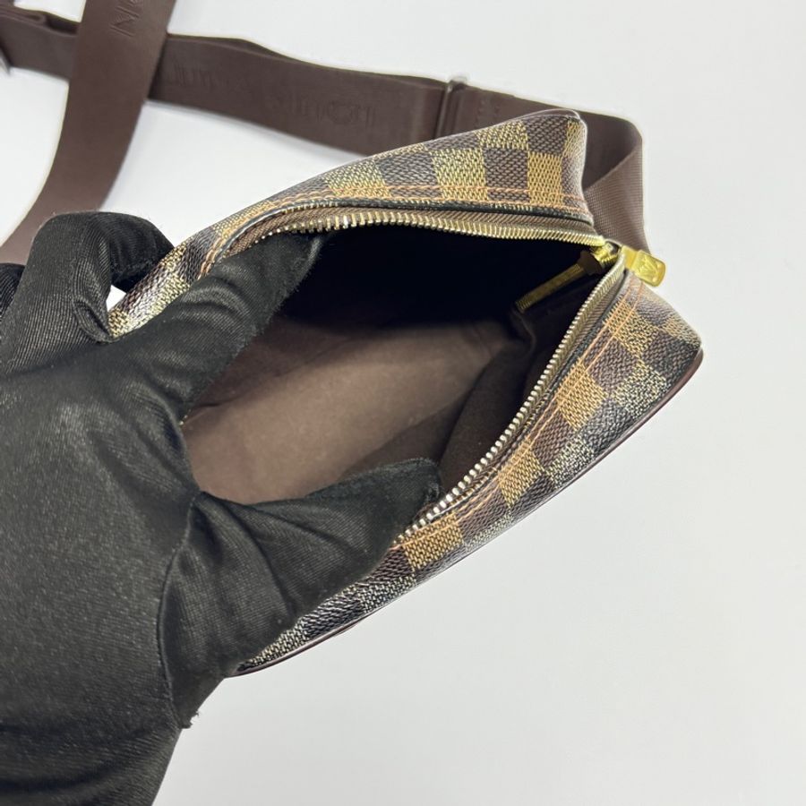 【極新🎁】 LV Damier 經典棋盤格 豆腐包斜背包 (專櫃83,000)-16