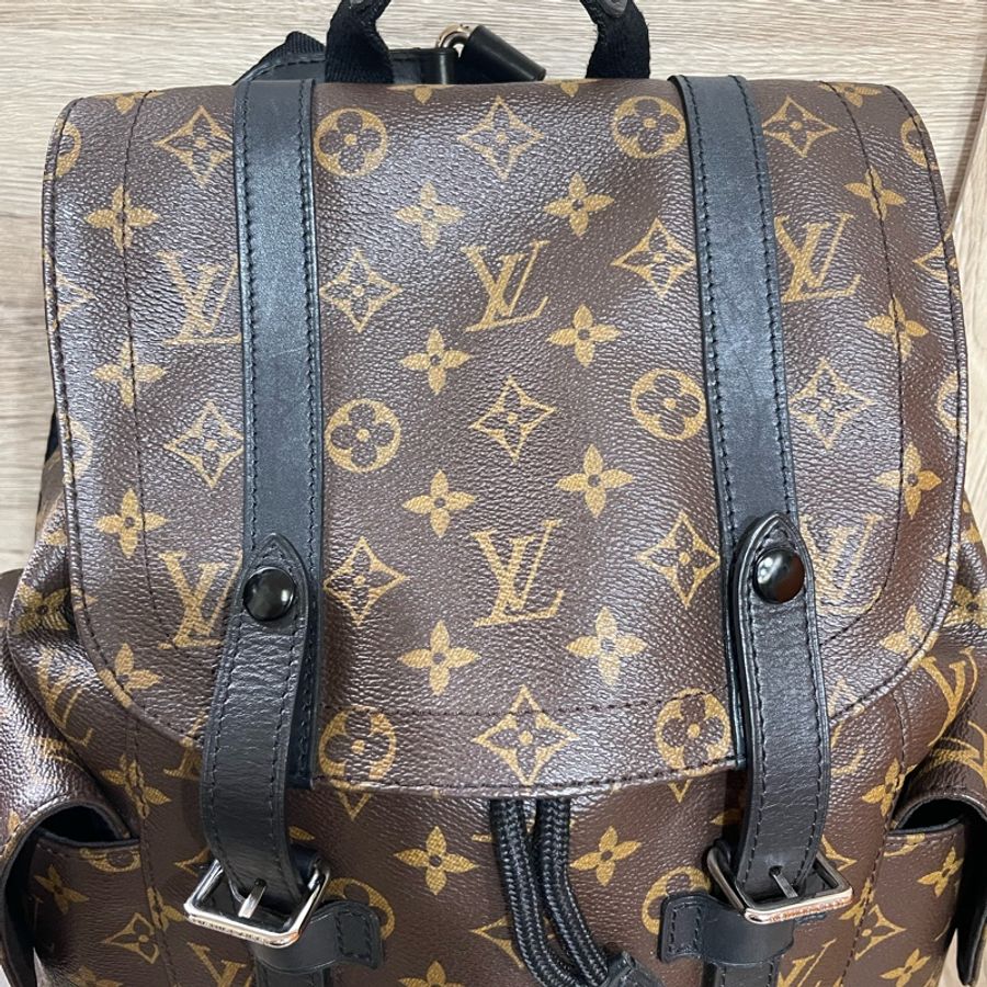 Lv經典老花後背包M43735(台灣專櫃購入)-11