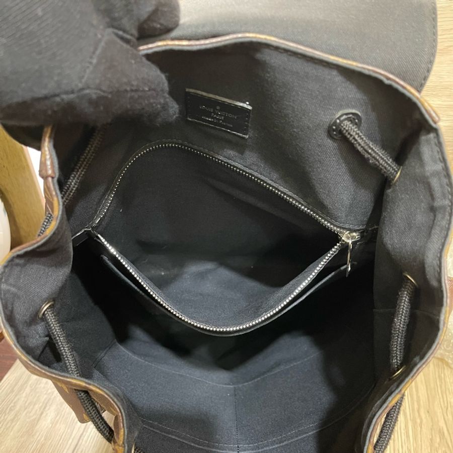Lv經典老花後背包M43735(台灣專櫃購入)-23