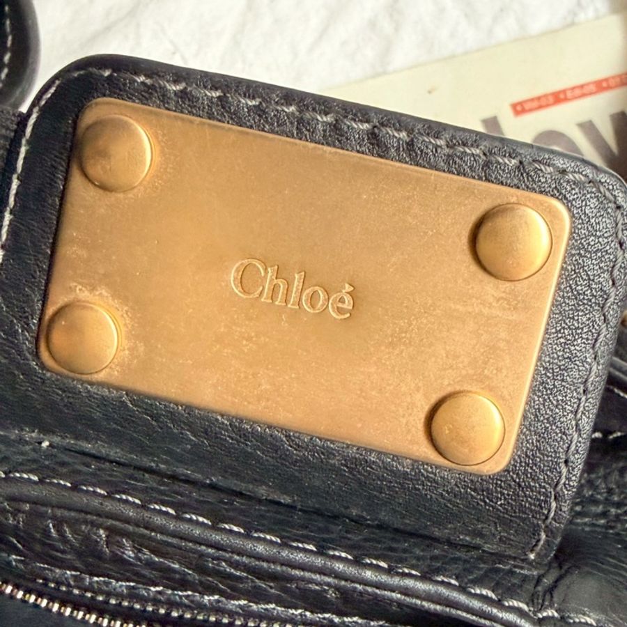 Chloé Paddington(鎖頭包)黑色牛皮-2