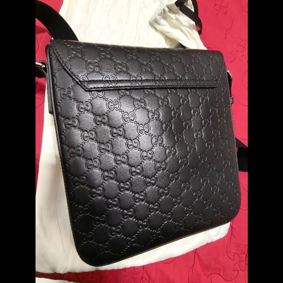 Gucci 經典斜背包 GG Logo 真品 全新 急售-3