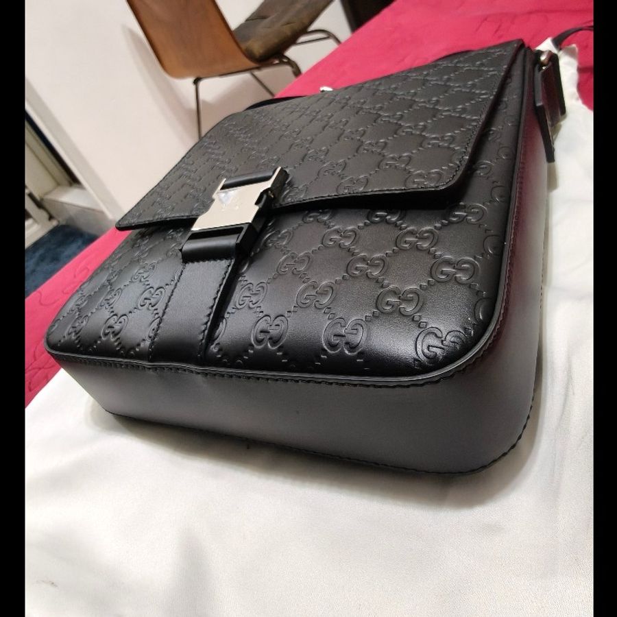 Gucci 經典斜背包 GG Logo 真品 全新 急售-9