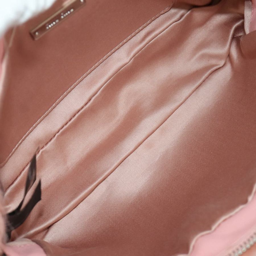 【日本直送】Miu Miu 鏈條單肩包 粉紅銀色毛絨款 正品 ARZ527M-17