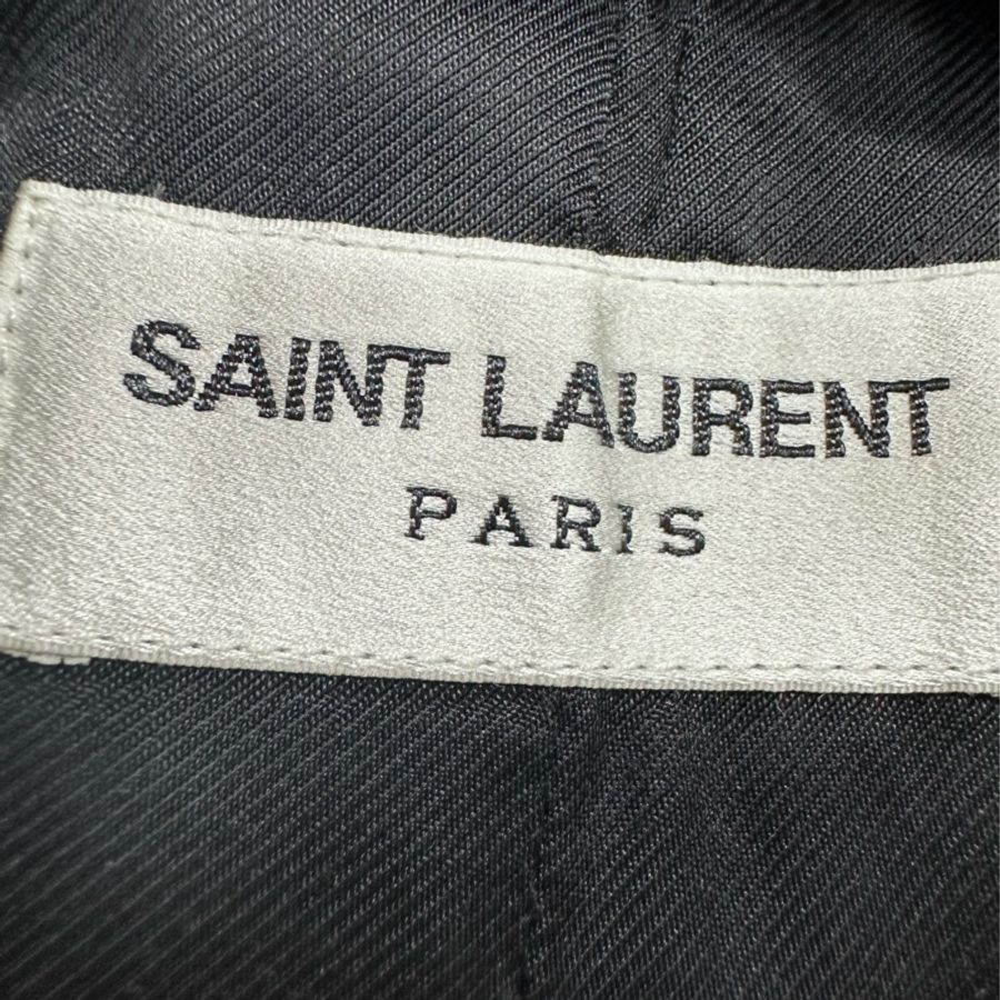 YSL/ SLP 聖羅蘭 羊皮機車夾克 外套 36碼-2
