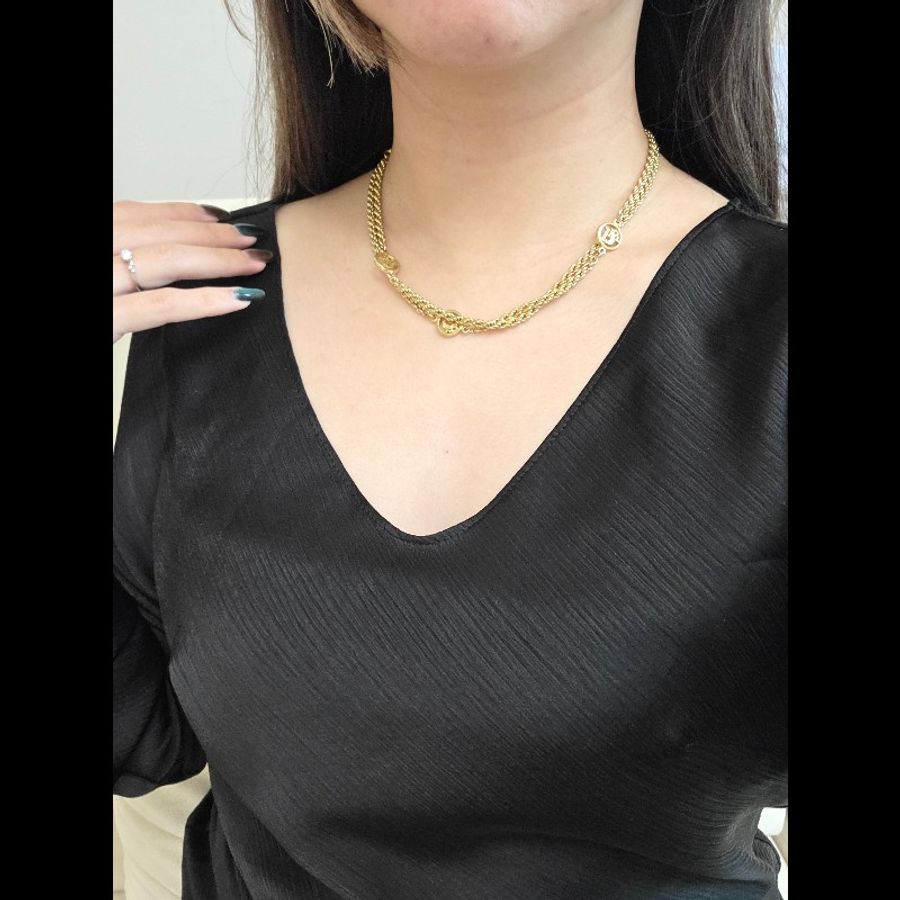 Dior vintage 長項鍊 多種戴法-2