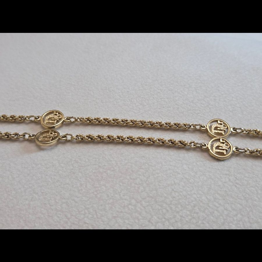 Dior vintage 長項鍊 多種戴法-14