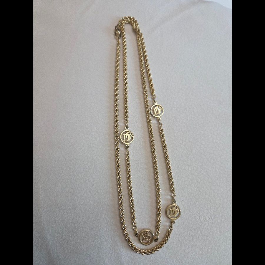 Dior vintage 長項鍊 多種戴法-16