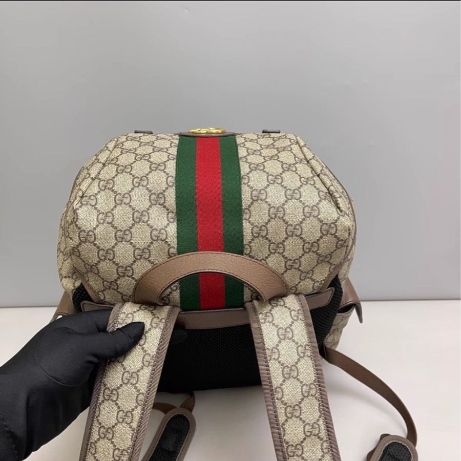 #🤵🏻♂️Gucci古馳ophidia老花男士双肩包 尺寸34×40-10