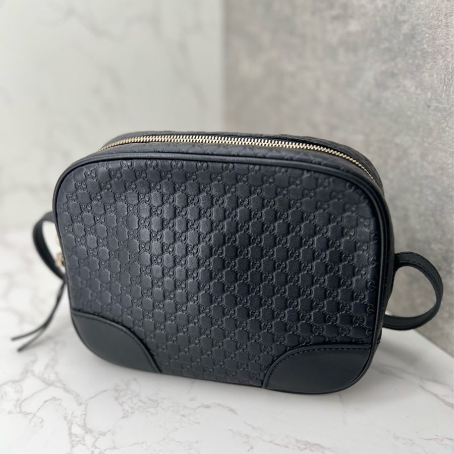 香緹國際精品 881 Gucci黑壓紋 相機包-0