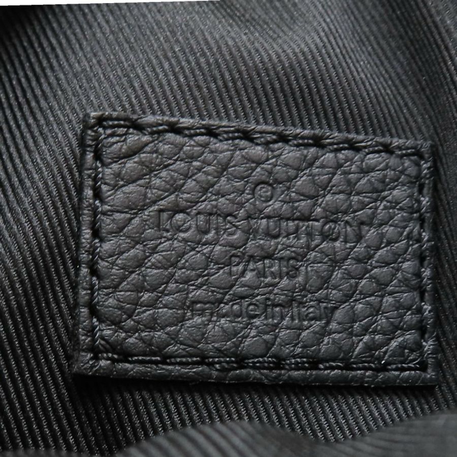 黑色 原花壓紋 牛皮 Duo Slingbag 後背包【LOUIS VUITTON LV 路易威登】 M21890-9