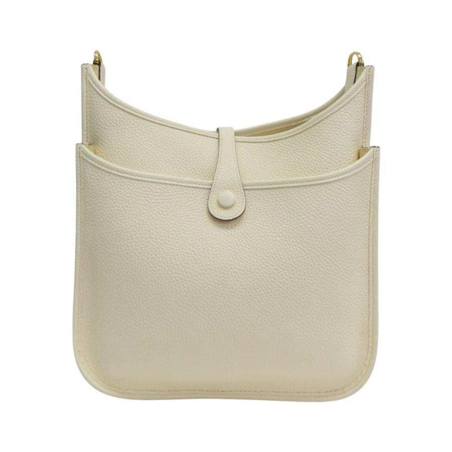 奶油白 TC牛皮 Evelyne Ⅲ 29 肩背包 U刻【HERMES 愛馬仕】 H056277CC12-1