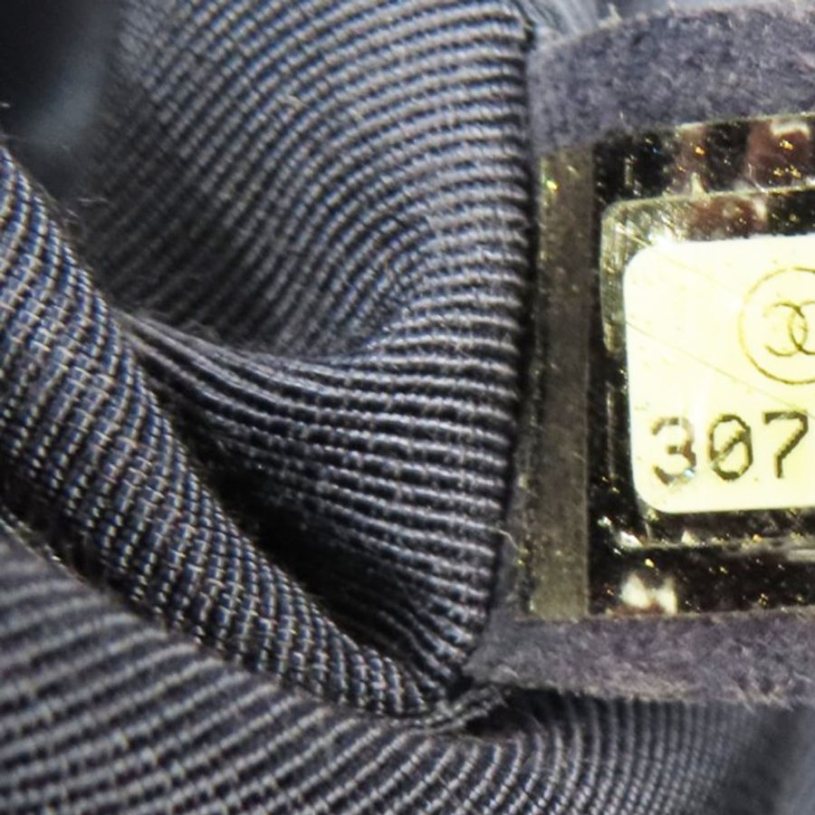 深藍色 羊皮 19 口蓋 兩用包【CHANEL 香奈兒】 AS1160-7