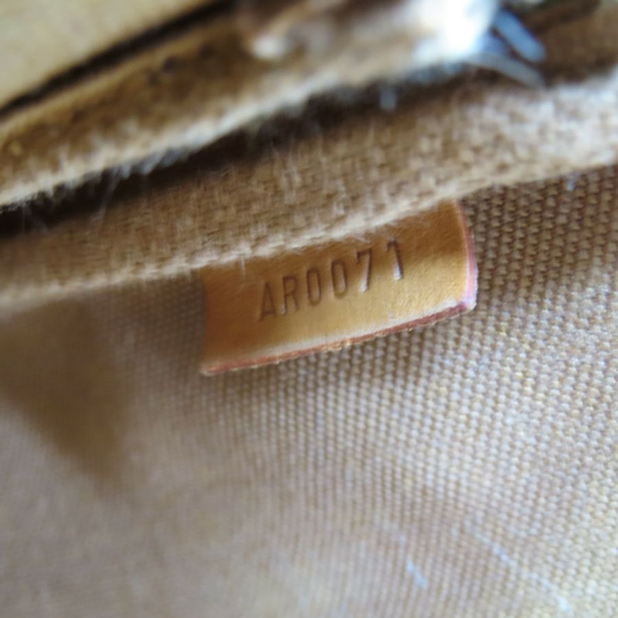 棕色 原花 PVC塗層帆布 手提包【LOUIS VUITTON LV 路易威登】 M51980-6