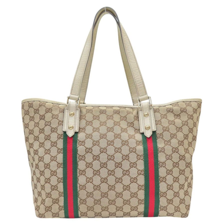 米色 帆布 托特包【GUCCI 古馳】 139260-1