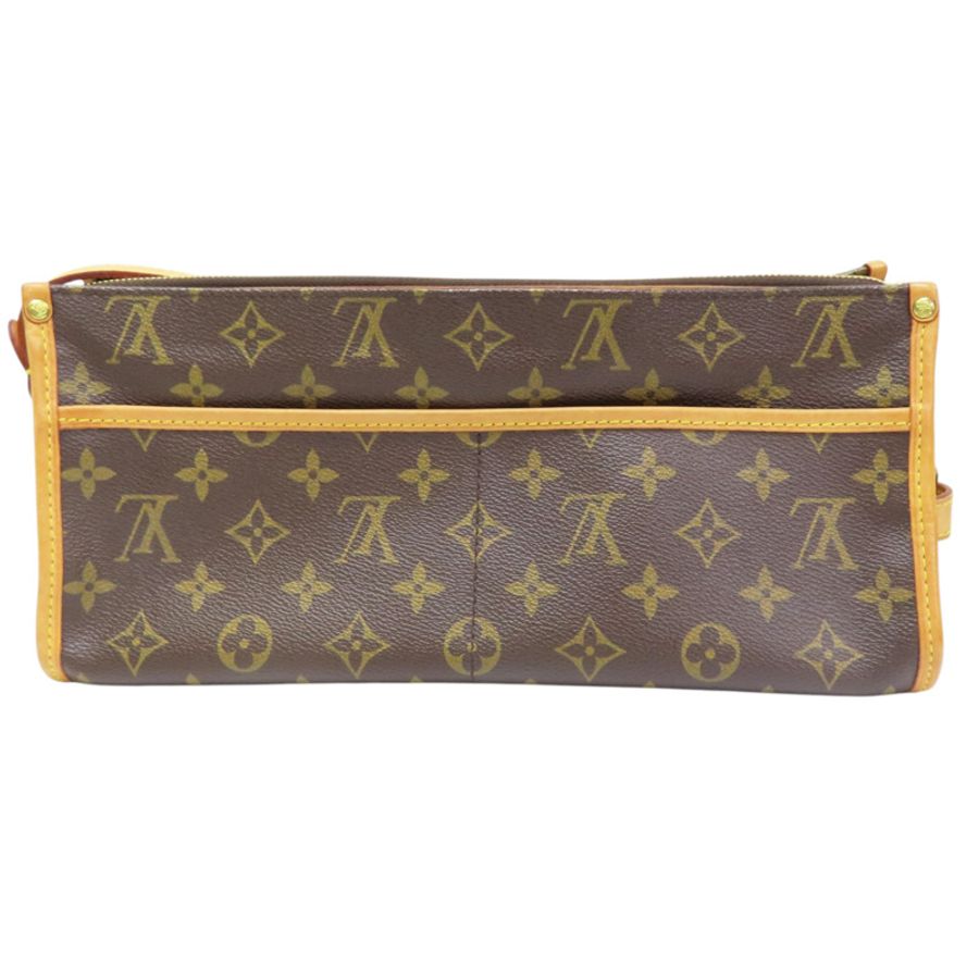 棕色 原花 PVC塗層帆布 肩背包【LOUIS VUITTON LV 路易威登】 M40008-1