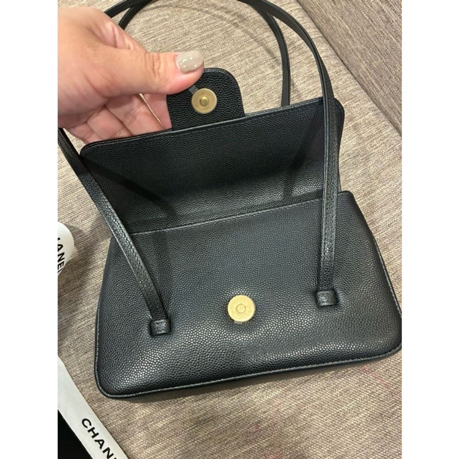 誰在找👀珍妮同款 四🈷️票🔥香奈兒Chanel 26年最火26p包王 preppy coco小款mini17cm 黑色 耐用皮革🇹🇼-2