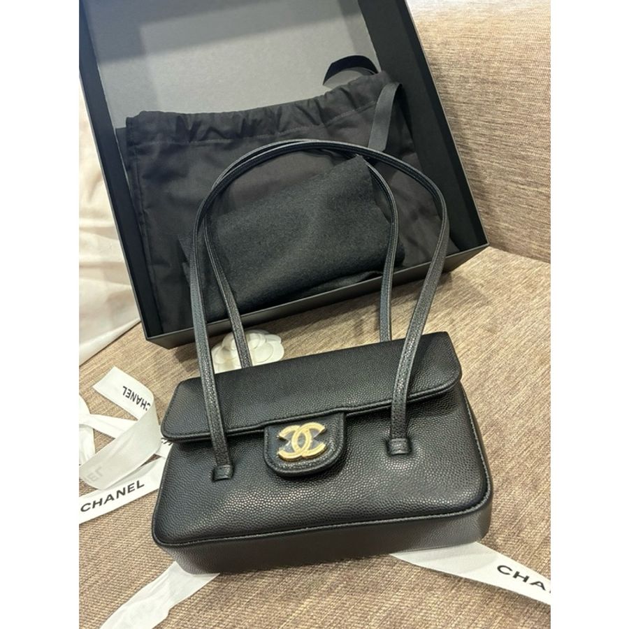 誰在找👀珍妮同款 四🈷️票🔥香奈兒Chanel 26年最火26p包王 preppy coco小款mini17cm 黑色 耐用皮革🇹🇼-7