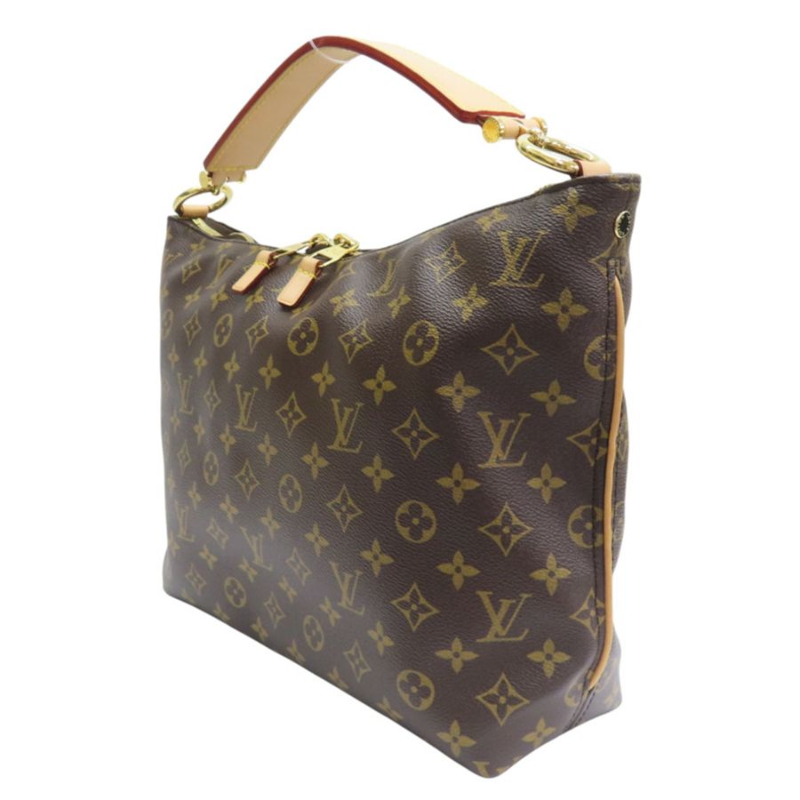 原棕花帆布SULLY MM手提包【LOUIS VUITTON LV 路易威登】M40587-2