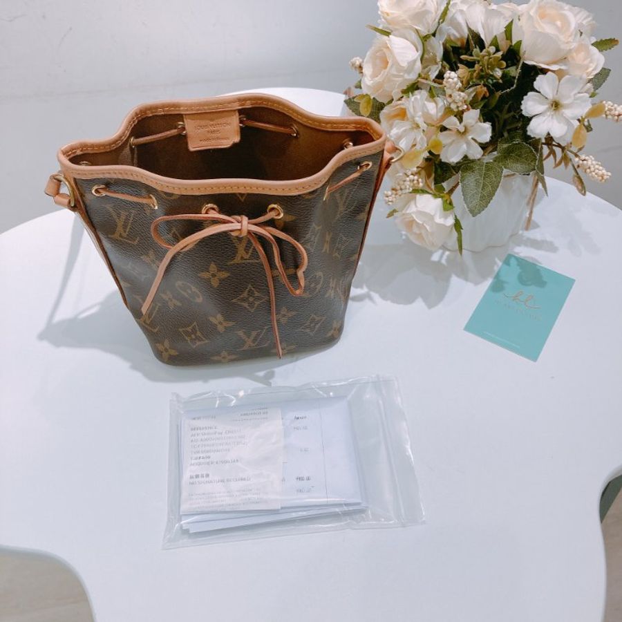 TW4784 Louis Vuitton路易威登 燒賣包 M41346 Nano Noe Bag Monogram Canvas-16