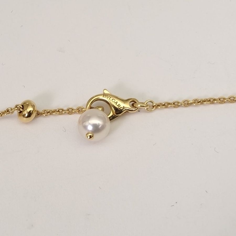 BVLGARI 18K黃金allegra系列彩寶項鏈-3