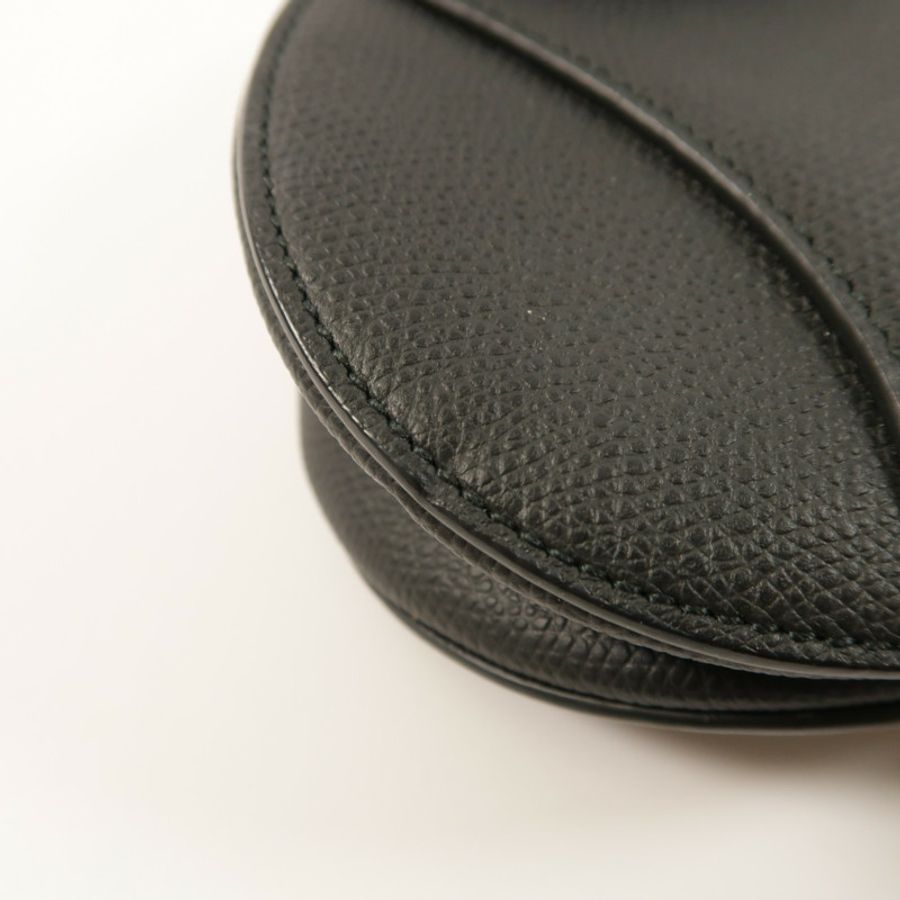 Dior 牛皮皮革Mini Saddle金扣手挽袋-9