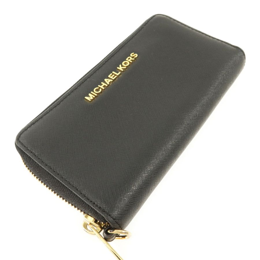 Michael Kors 牛皮皮革Zipper Round Wallet金扣錢包-2