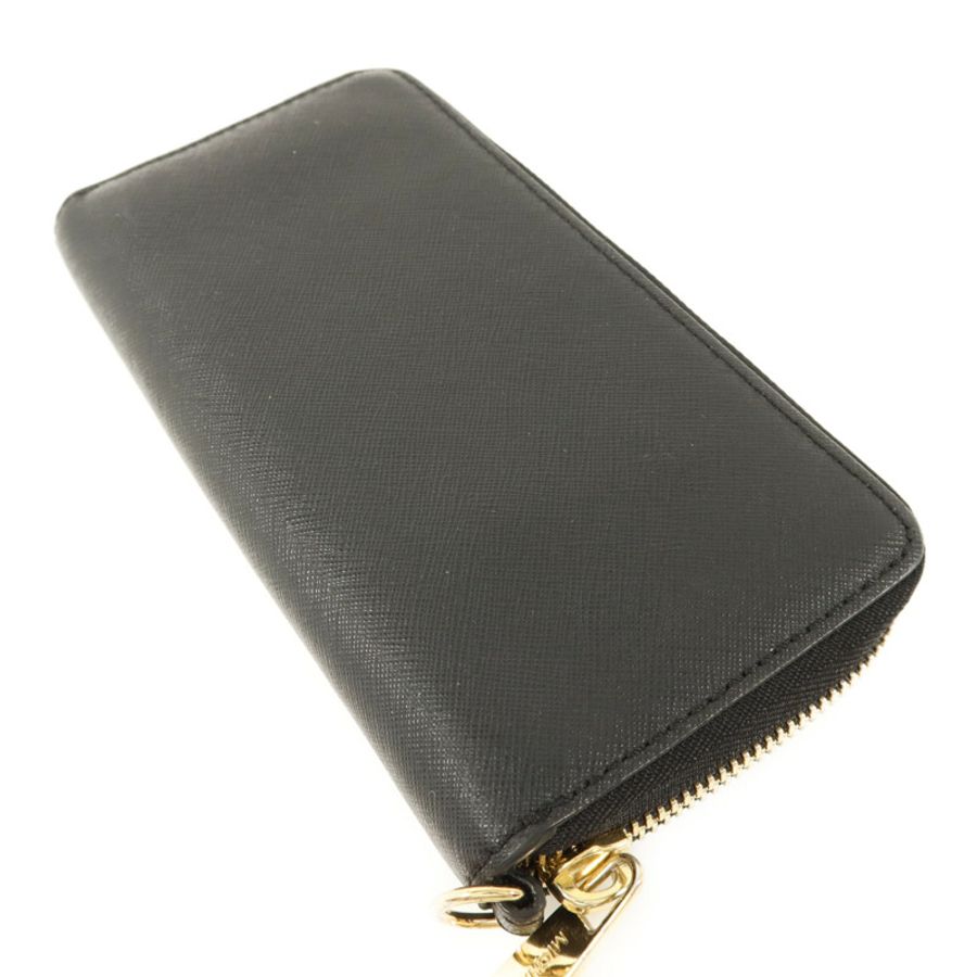 Michael Kors 牛皮皮革Zipper Round Wallet金扣錢包-3