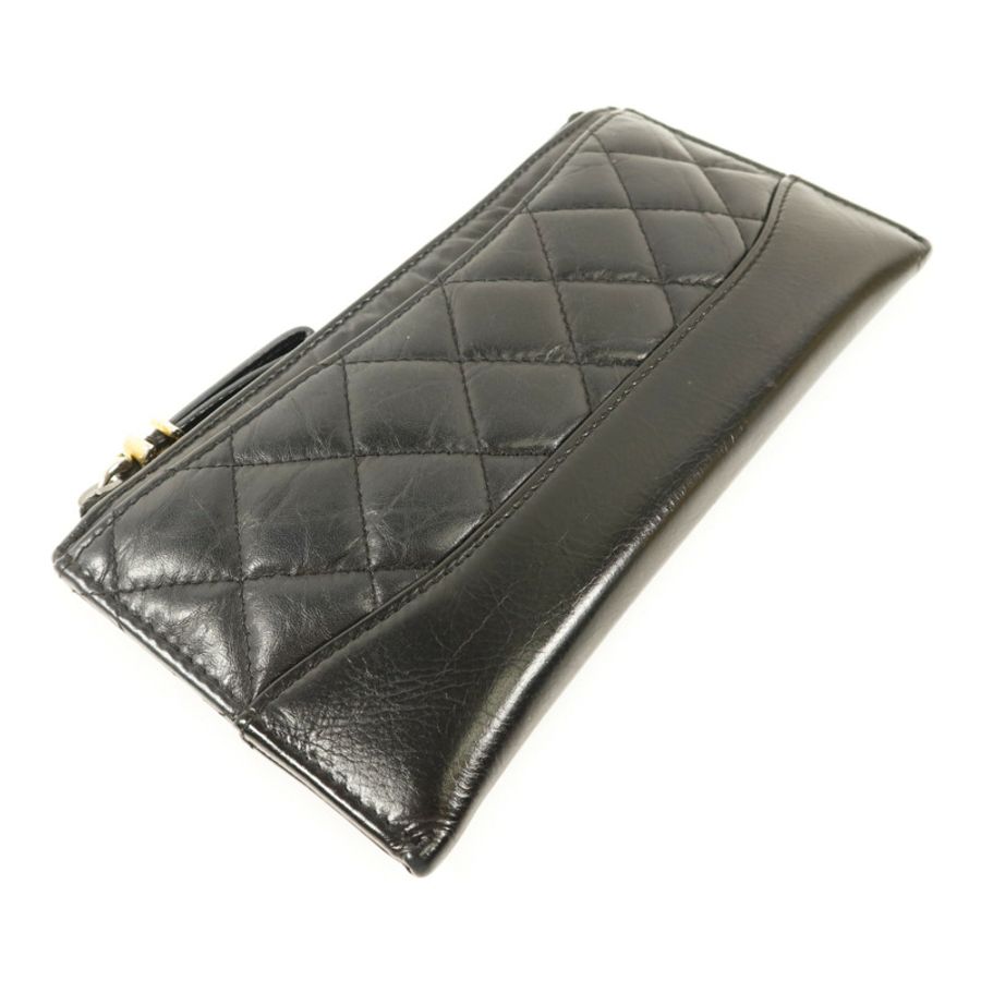 CHANEL 牛皮皮革Long Wallet金扣長錢包-2