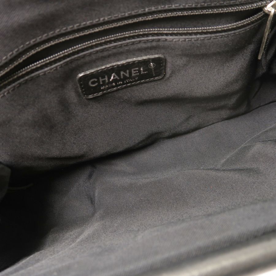 CHANEL 羊皮皮革Chic Knot Clutch Bag鏈帶肩背袋-4