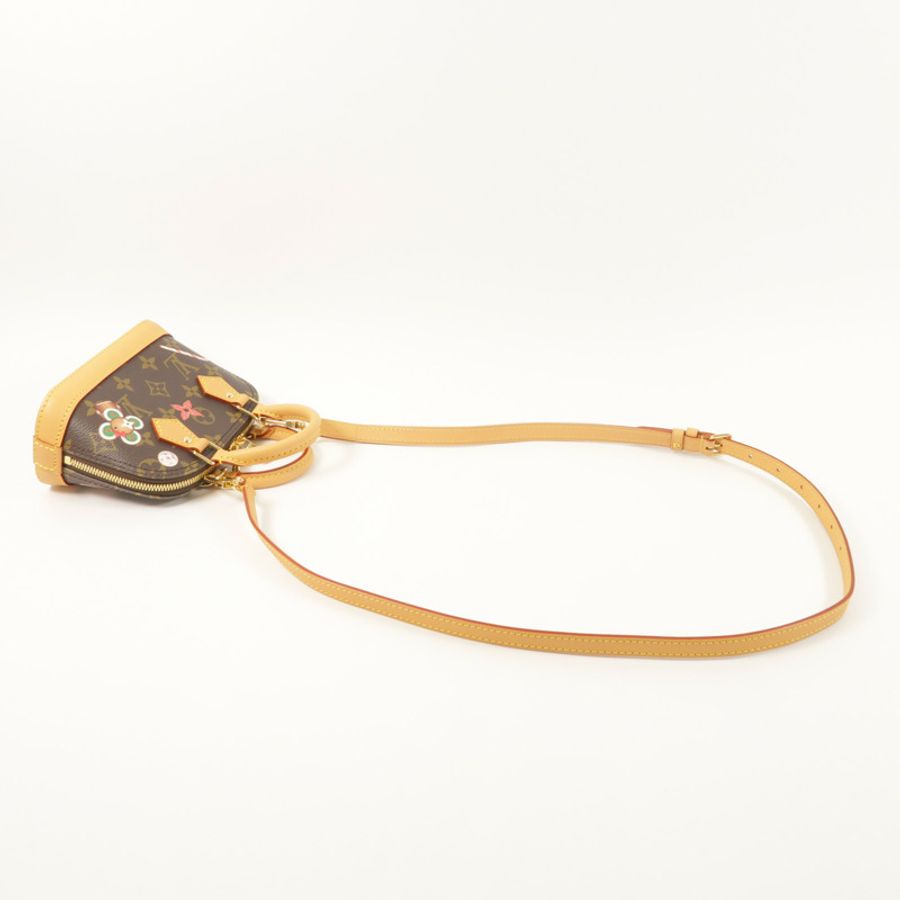 LOUIS VUITTON Monogram Nano Alma Vivienne金扣手挽肩背兩用袋-6