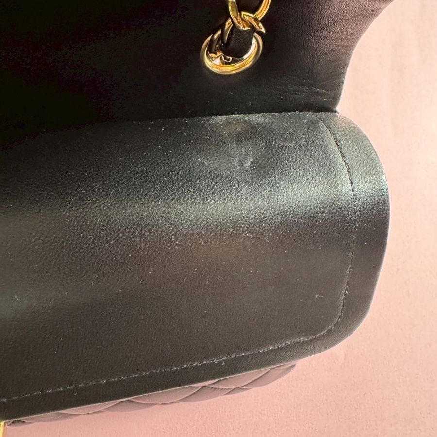 ✨閒置 香奈兒必買包款 CHANEL 黑色羊皮COCO25-20