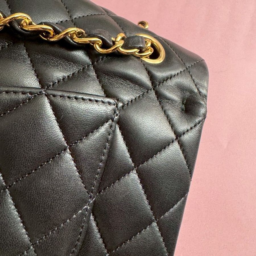 ✨閒置 香奈兒必買包款 CHANEL 黑色羊皮COCO25-26
