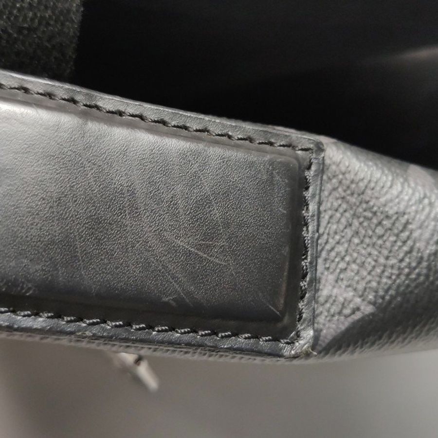 Louis Vuitton (LV)District牛皮Monogram印花翻 蓋郵差包斜背包單肩包-15