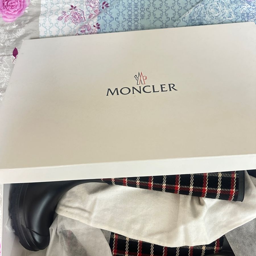 全新Moncler 長統雨靴-5
