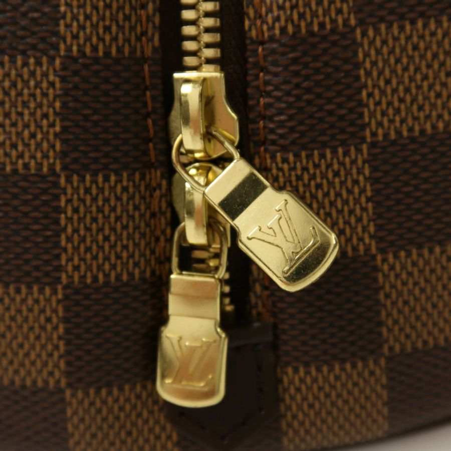 LOUIS VUITTON Damier Rivera Mini金扣手挽袋-9