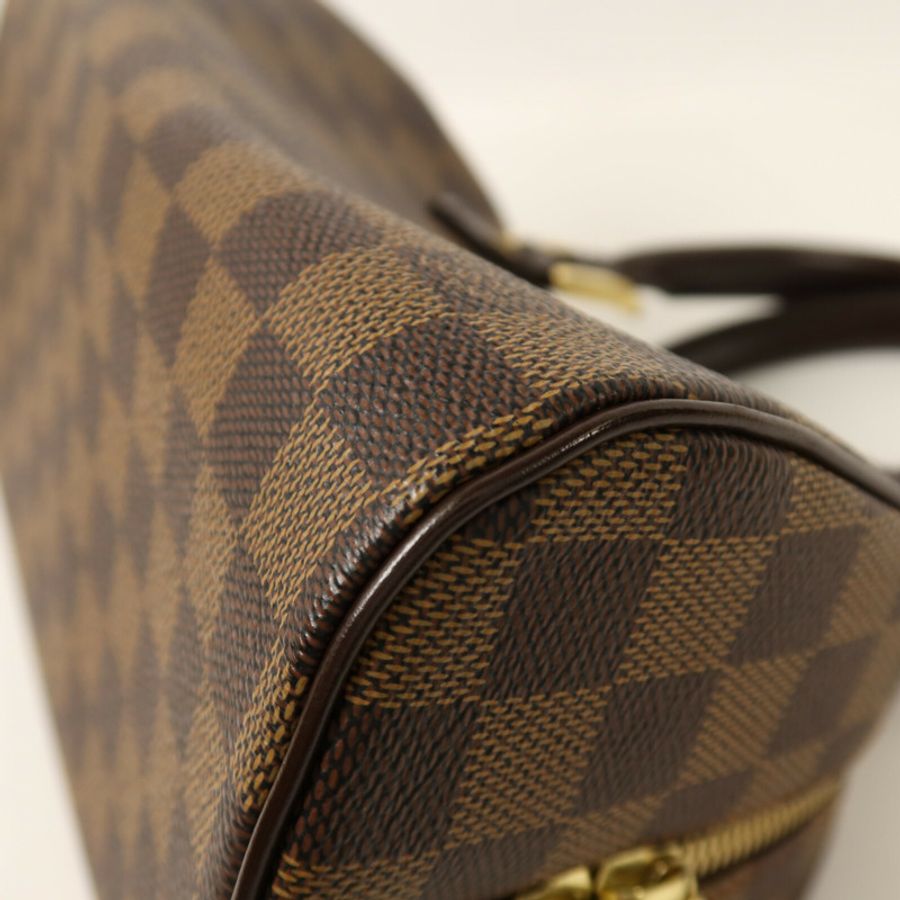 LOUIS VUITTON Damier Rivera Mini金扣手挽袋-11